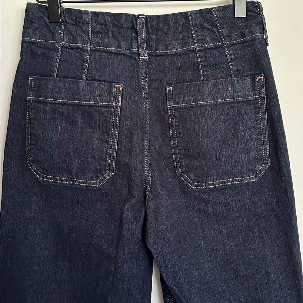 Anthropologie Maeve Colette Crop High Rise Wide Leg Jeans - Picture 10 of 12